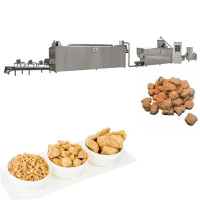 Industriel fuldautomatisk fremstilling af vegetarisk kødtekstureret sojaproteinmaskine